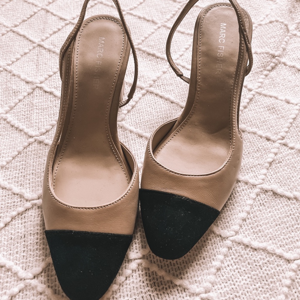 Marc fisher sling backs